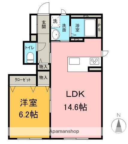 長野県松本市筑摩４ 松本駅 1LDK アパート 賃貸物件詳細