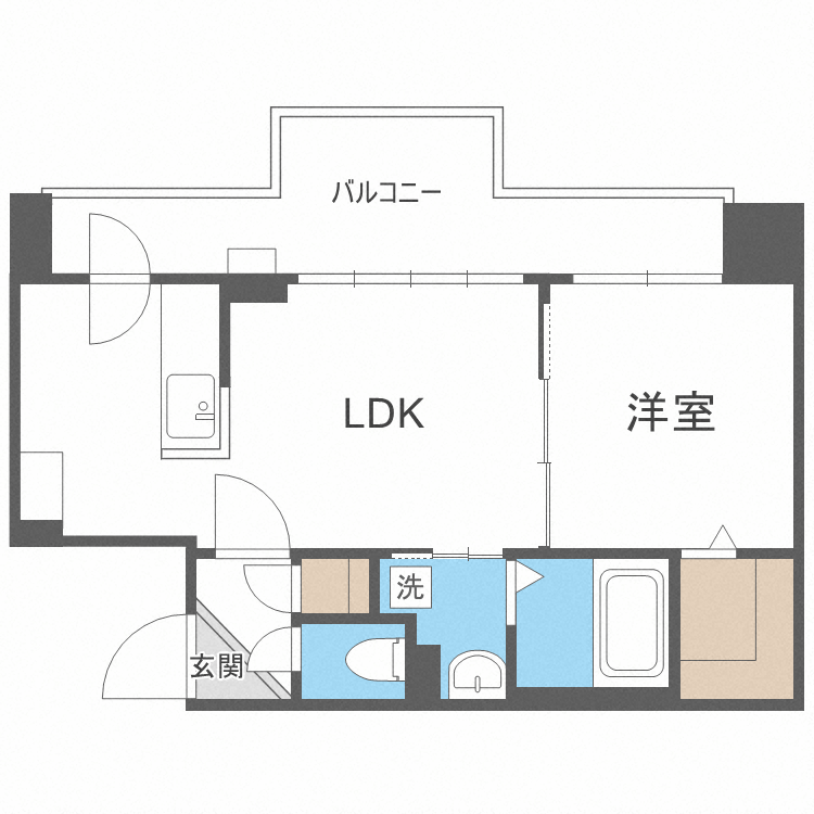 ＭＯＤＥＮＡ表参道 11階 1LDK 賃貸物件詳細