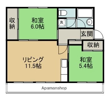 キャメルハイツ 4階 2LDK 賃貸物件詳細