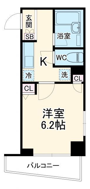 埼玉県越谷市弥生町 越谷駅 1K マンション 賃貸物件詳細