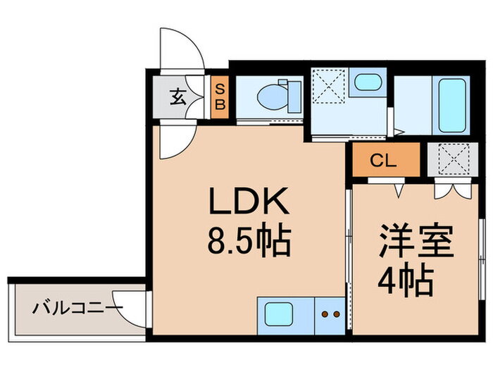 大阪府大阪市城東区東中浜５ 緑橋駅 1LDK アパート 賃貸物件詳細