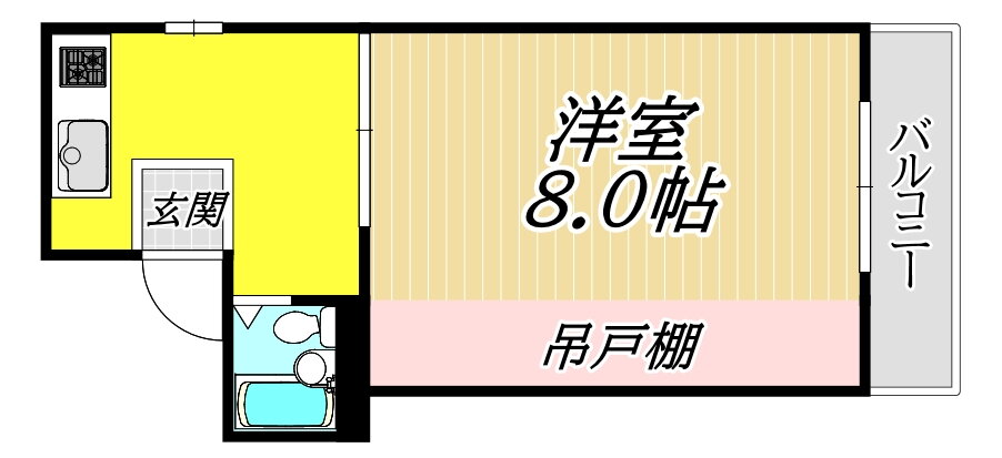 兵庫県尼崎市武庫之荘１ 武庫之荘駅 1K マンション 賃貸物件詳細