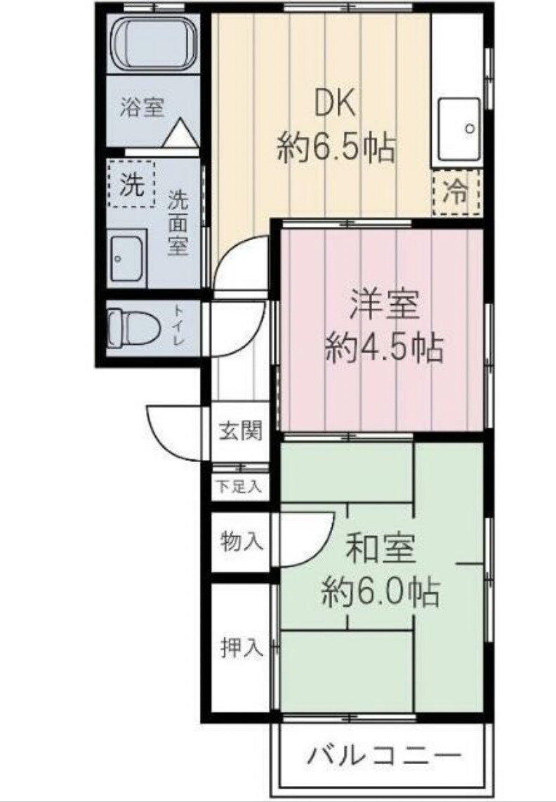 神奈川県横浜市西区西戸部町２ 西横浜駅 2DK アパート 賃貸物件詳細