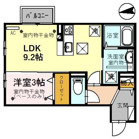 石川県金沢市割出町 割出駅 1LDK アパート 賃貸物件詳細