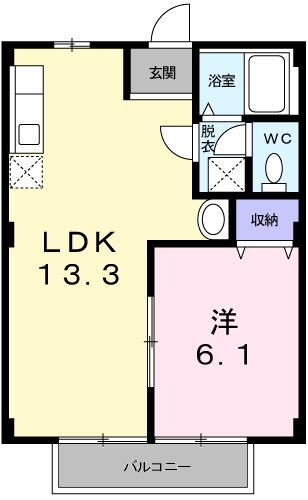 千葉県富里市七栄 成田駅 1LDK アパート 賃貸物件詳細