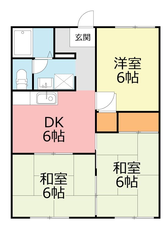 コーポ惣領 1階 3DK 賃貸物件詳細