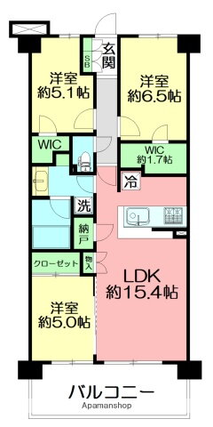 神奈川県平塚市龍城ケ丘 平塚駅 3LDK マンション 賃貸物件詳細