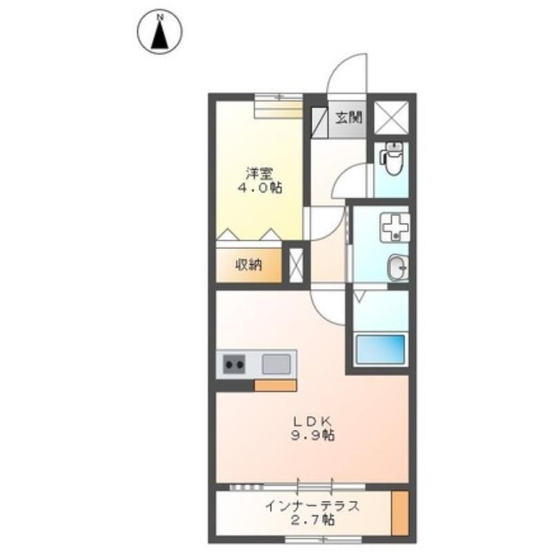 長野県松本市筑摩３ 1LDK アパート 賃貸物件詳細