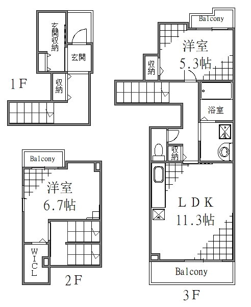 東京都墨田区押上３ 押上駅 2LDK アパート 賃貸物件詳細