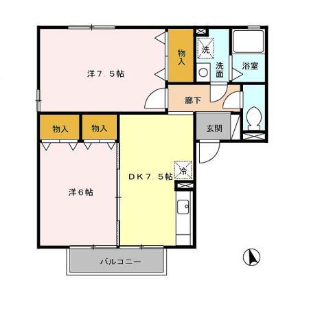 山形県山形市あさひ町 山形駅 2DK アパート 賃貸物件詳細