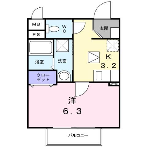 神奈川県厚木市旭町５ 本厚木駅 1K アパート 賃貸物件詳細