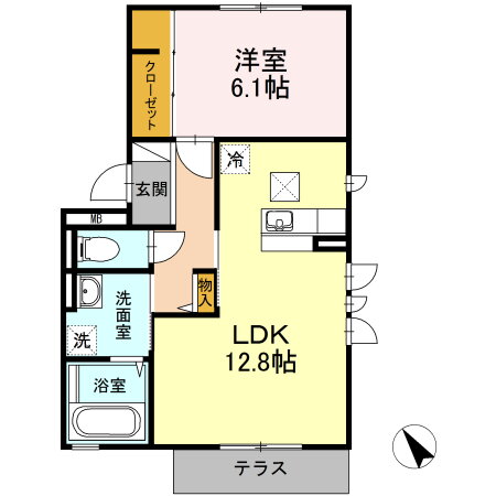 神奈川県海老名市国分北１ 海老名駅 1LDK アパート 賃貸物件詳細