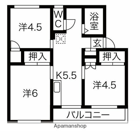 岐阜県安八郡安八町大野 岐阜羽島駅 3DK マンション 賃貸物件詳細