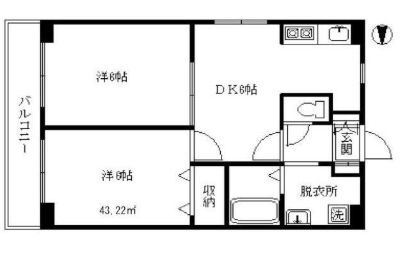 東京都足立区足立２ 小菅駅 2LDK マンション 賃貸物件詳細