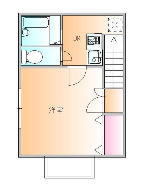 イーストポイント 2階 1DK 賃貸物件詳細