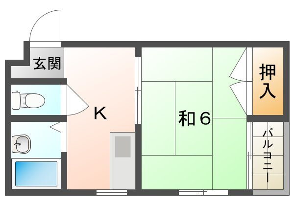 浜町ニューハイツ 4階 1K 賃貸物件詳細