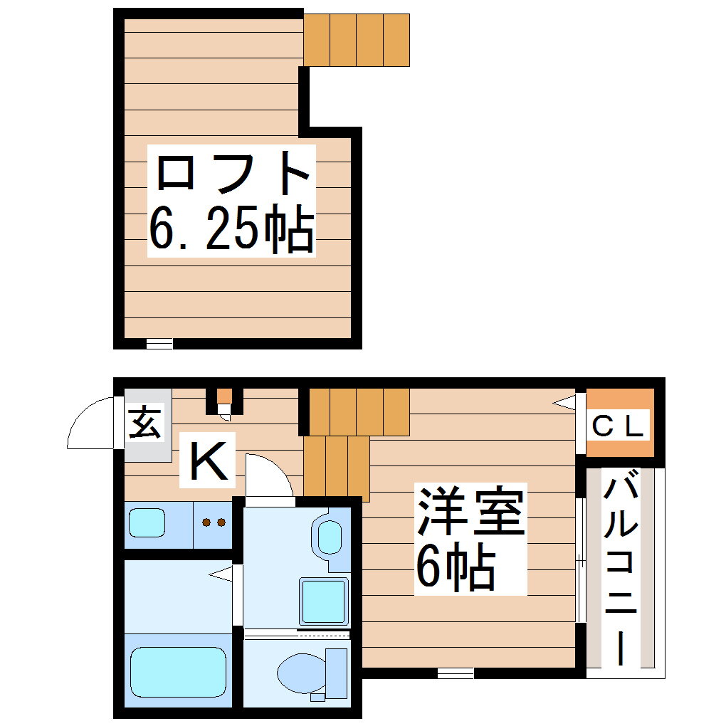 宮城県仙台市太白区中田２ 南仙台駅 1K アパート 賃貸物件詳細