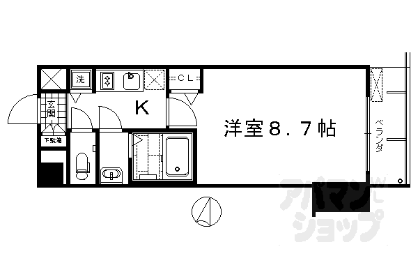 京都府京都市南区東九条河西町 京都駅 1K マンション 賃貸物件詳細