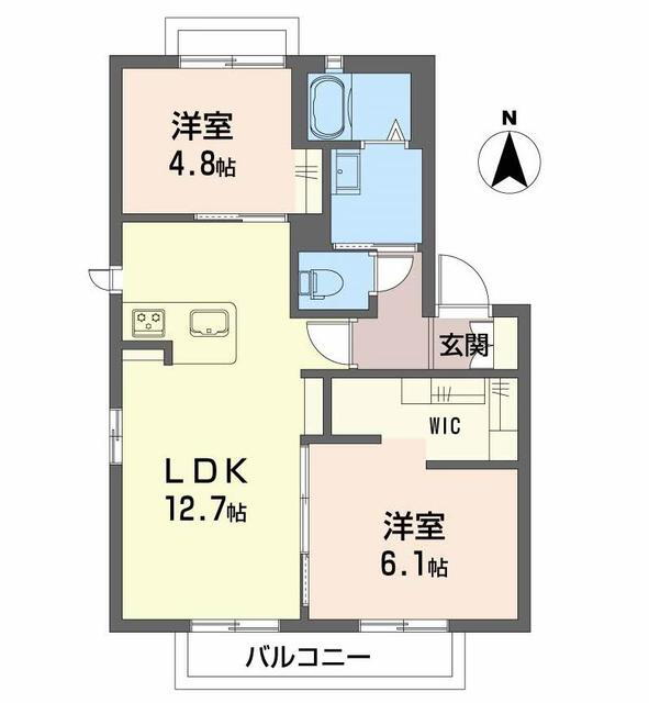 岡山県倉敷市連島町連島 2LDK アパート 賃貸物件詳細