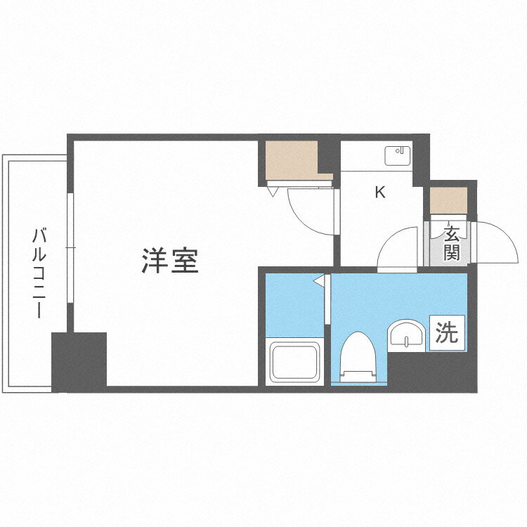 大阪府大阪市福島区福島６ 福島駅 1K マンション 賃貸物件詳細
