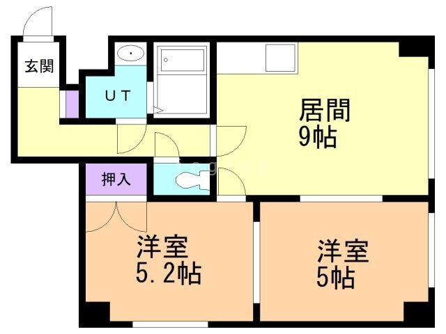 北海道札幌市白石区南郷通１４丁目北 南郷１３丁目駅 2LDK マンション 賃貸物件詳細