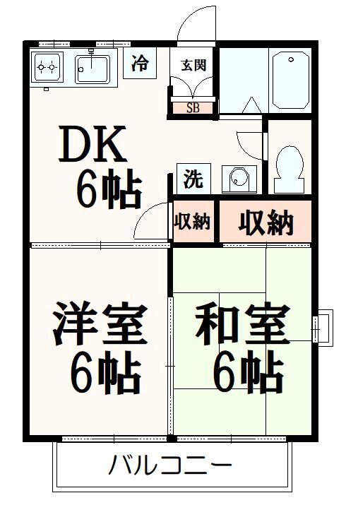 東京都多摩市鶴牧１ 京王多摩センター駅 2DK アパート 賃貸物件詳細