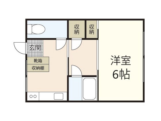 皆実町アパート 3階 2K 賃貸物件詳細