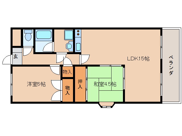 奈良県奈良市西大寺国見町３ 大和西大寺駅 2LDK マンション 賃貸物件詳細