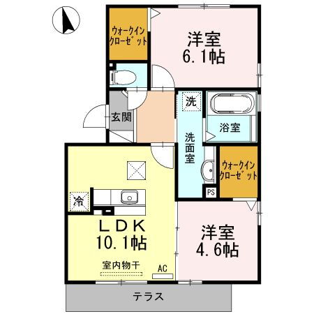 愛知県豊橋市東岩田４ 2LDK アパート 賃貸物件詳細