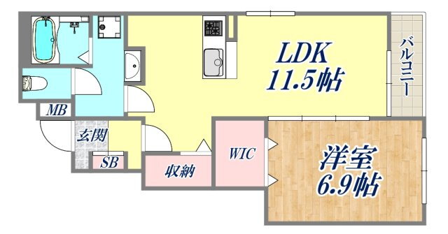 兵庫県伊丹市堀池１ 新伊丹駅 1LDK アパート 賃貸物件詳細