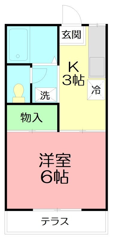 神奈川県横浜市戸塚区下倉田町 戸塚駅 1K アパート 賃貸物件詳細
