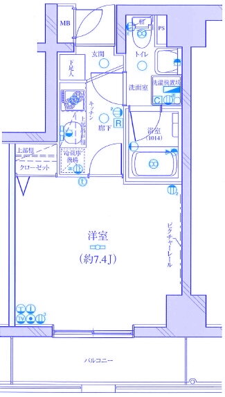 神奈川県川崎市中原区上新城２ 武蔵新城駅 1K マンション 賃貸物件詳細