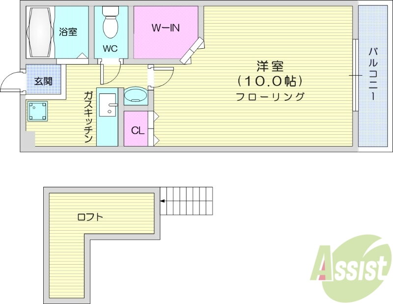 宮城県仙台市泉区歩坂町 泉中央駅 1K アパート 賃貸物件詳細