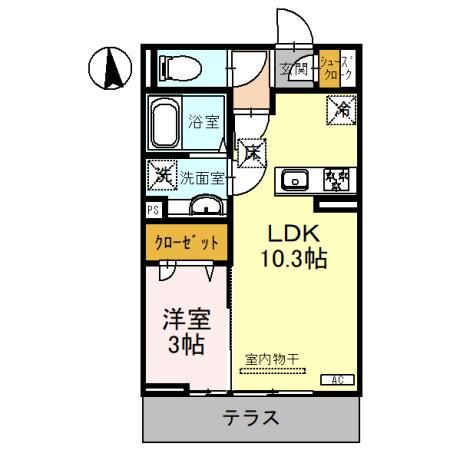 群馬県高崎市双葉町 高崎駅 1LDK アパート 賃貸物件詳細