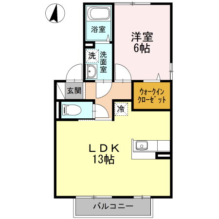 福岡県久留米市藤光１ 1LDK アパート 賃貸物件詳細