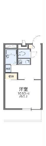 レオパレスラポール松福 2階 1K 賃貸物件詳細