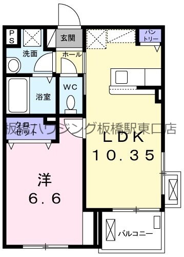 Ｓ・Ｂ・Ｃ板橋 2階 1LDK 賃貸物件詳細