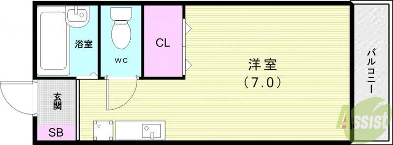 兵庫県神戸市須磨区須磨浦通５ 須磨駅 ワンルーム アパート 賃貸物件詳細