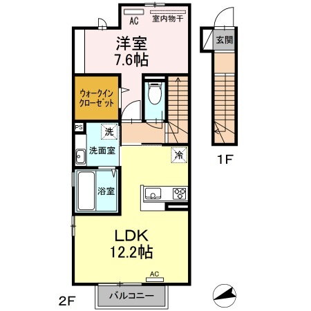 岡山県都窪郡早島町早島 早島駅 1LDK アパート 賃貸物件詳細