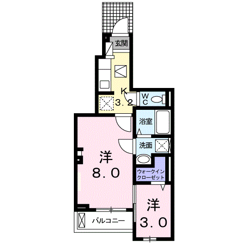 岡山県岡山市北区北長瀬本町 北長瀬駅 1SK アパート 賃貸物件詳細