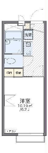 レオパレスウエストパレスＩＩＩ 2階 1K 賃貸物件詳細