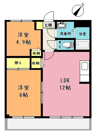 埼玉県桶川市下日出谷西２ 桶川駅 2LDK マンション 賃貸物件詳細