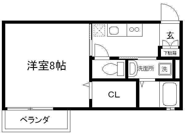 京都府京都市上京区米屋町 丸太町駅 1K アパート 賃貸物件詳細