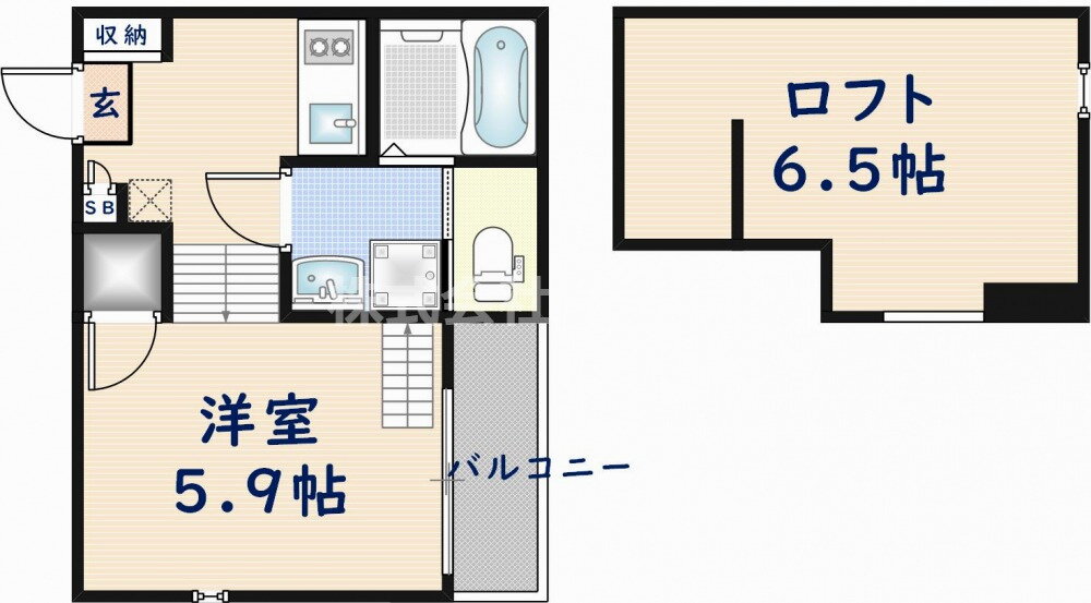 大阪府東大阪市源氏ケ丘 長瀬駅 1K アパート 賃貸物件詳細