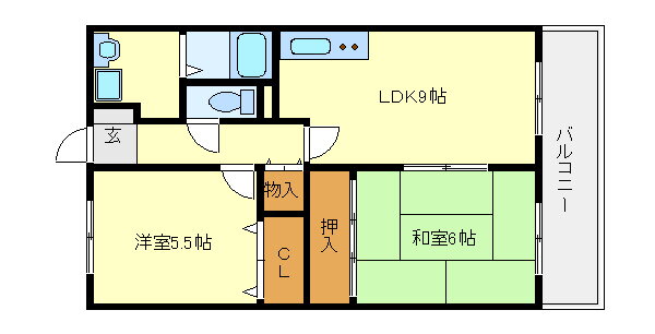 兵庫県明石市魚住町清水 魚住駅 2DK マンション 賃貸物件詳細