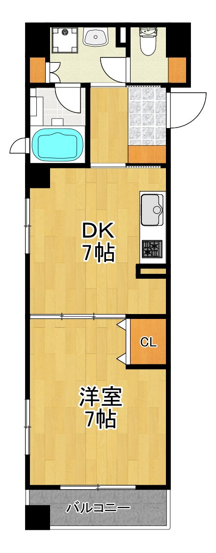 神奈川県川崎市中原区丸子通２ 新丸子駅 1DK マンション 賃貸物件詳細