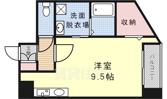 ラ・タヅ 4階 ワンルーム 賃貸物件詳細