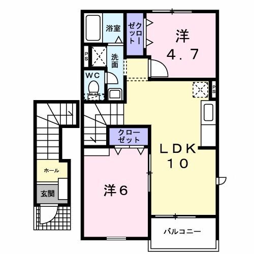 福島県田村郡三春町八島台３ 三春駅 2LDK アパート 賃貸物件詳細