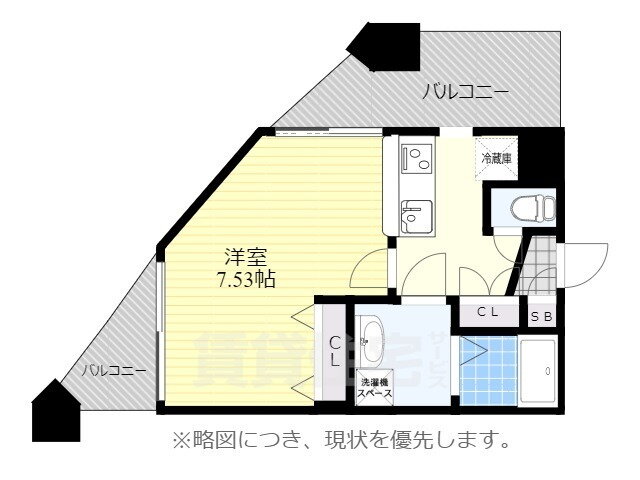 福岡県福岡市中央区渡辺通５ 天神駅 1K マンション 賃貸物件詳細