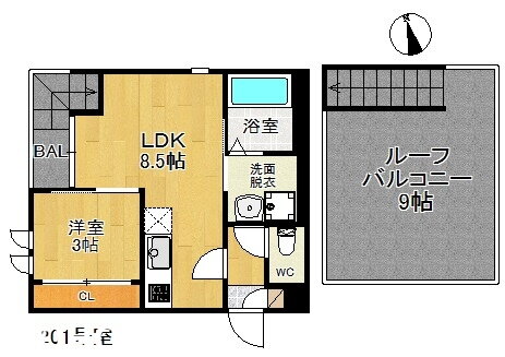 福岡県福岡市城南区田島１ 別府駅 1LDK アパート 賃貸物件詳細